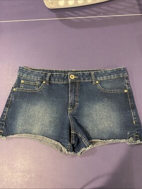 Jordache Dark Blue Denim Cutoff Shorts